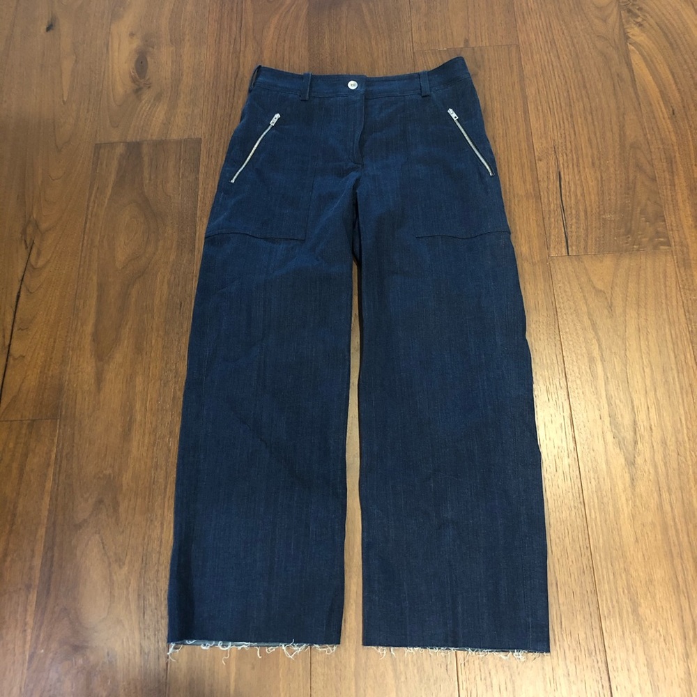 BNWOT Rag&Bone Cropped Raw Edge Trouser Jeans sz 2